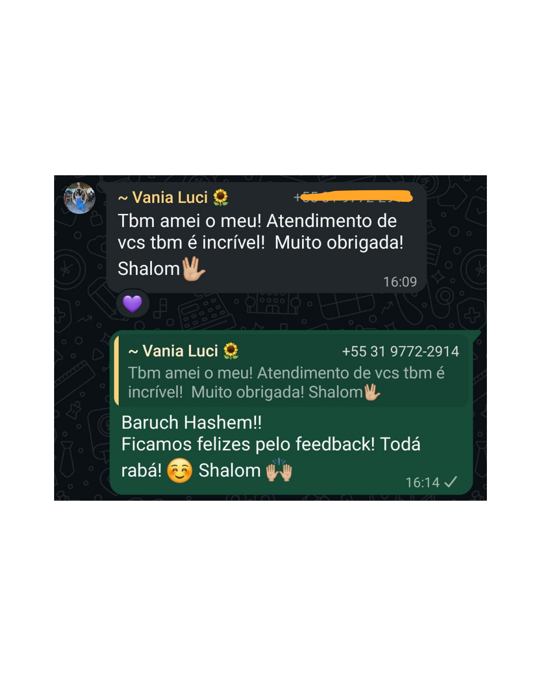 Depoimento 2 de cliente ShaloMamãe